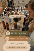 Summer Candle Making