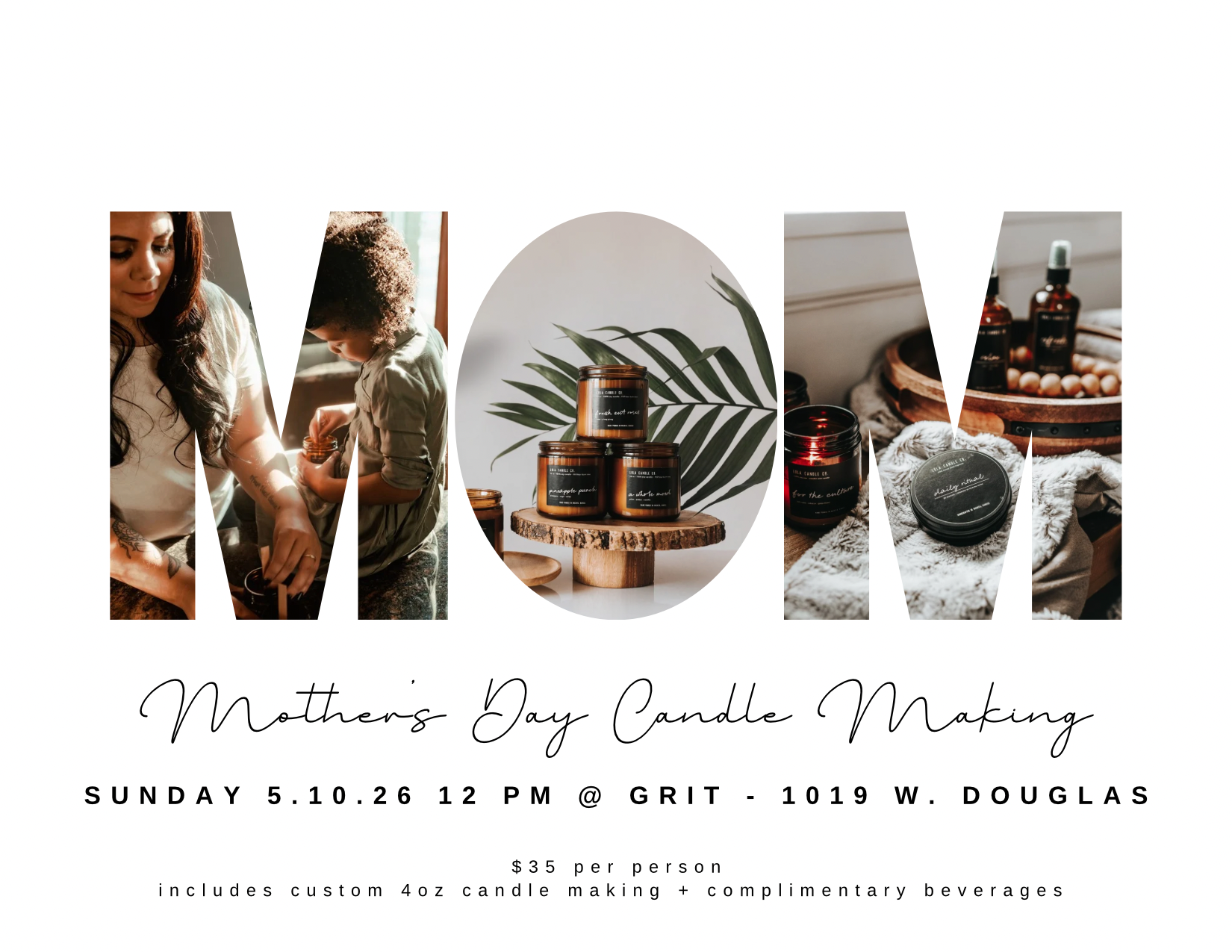 Mother’s Day Candle Making 2026