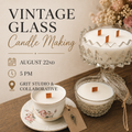 Vintage Glass Candle Making
